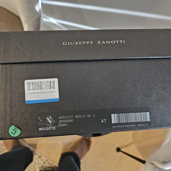 Brand New Giuseppe Zanotti Men Sneaker. US Size  13.5. EU: 47 - Picture 5 of 8